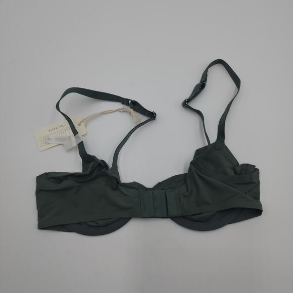Aerie SMOOTHEZ Unlined Full Coverage Bra in Royal Palm Size 32B - Picture 6 of 9